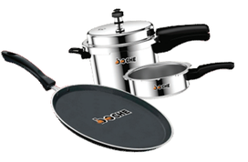 Boche Cooker Tawa combo Cooker 5+3 Tawa IB